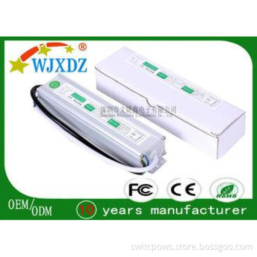 Professional 60W 5A Waterproof LED Power Supply 12V LED Dri